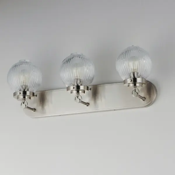 Kasbah Three Light Bath Vanity in Satin Nickel - Image 4