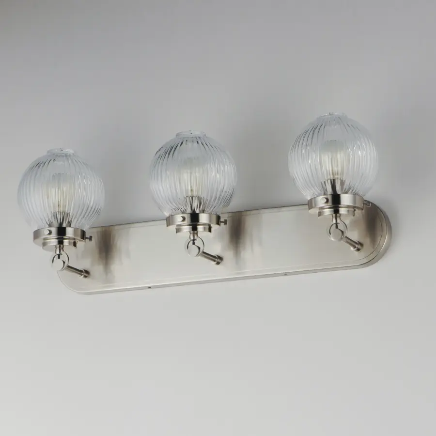 Kasbah Three Light Bath Vanity in Satin Nickel - Image 4