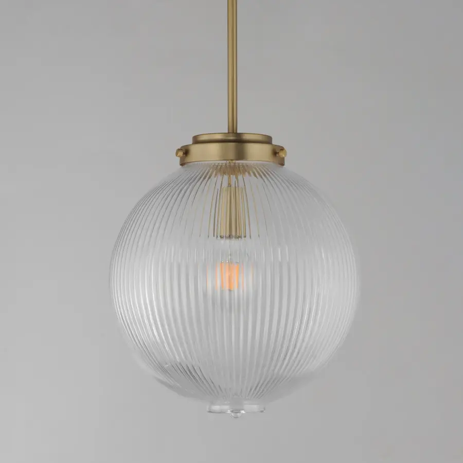 Kasbah One Light Pendant in Satin Brass - Image 2