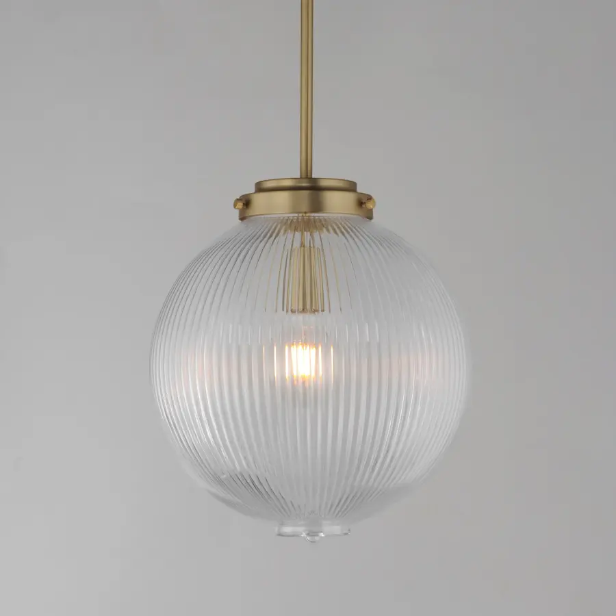 Kasbah One Light Pendant in Satin Brass - Image 3