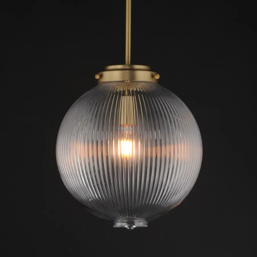 Kasbah One Light Pendant in Satin Brass - Image 4