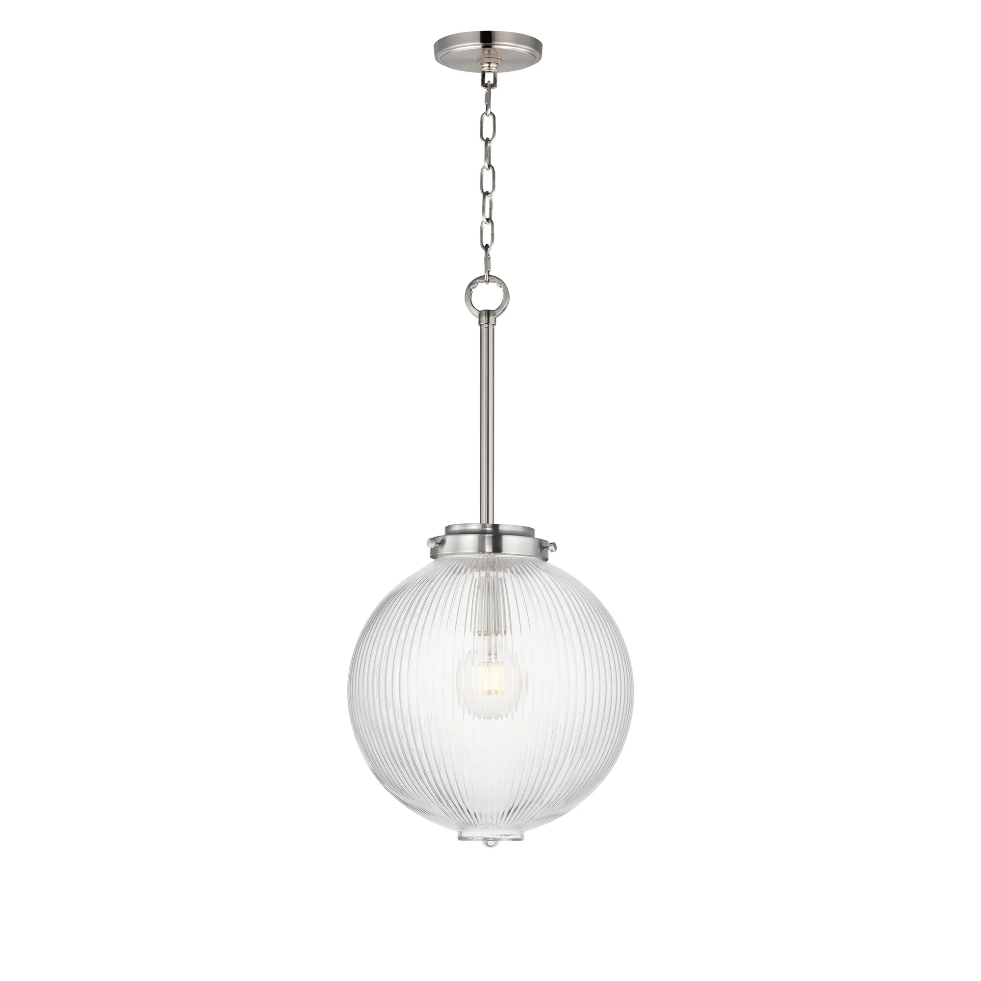 Kasbah One Light Pendant in Satin Nickel