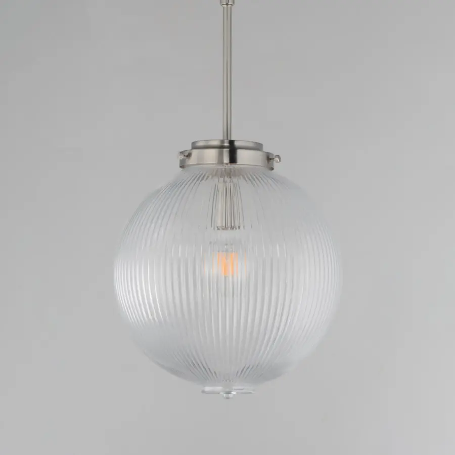 Kasbah One Light Pendant in Satin Nickel - Image 2