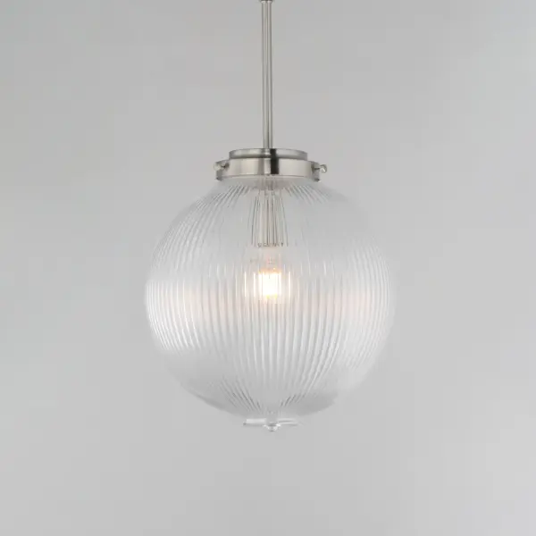 Kasbah One Light Pendant in Satin Nickel - Image 3