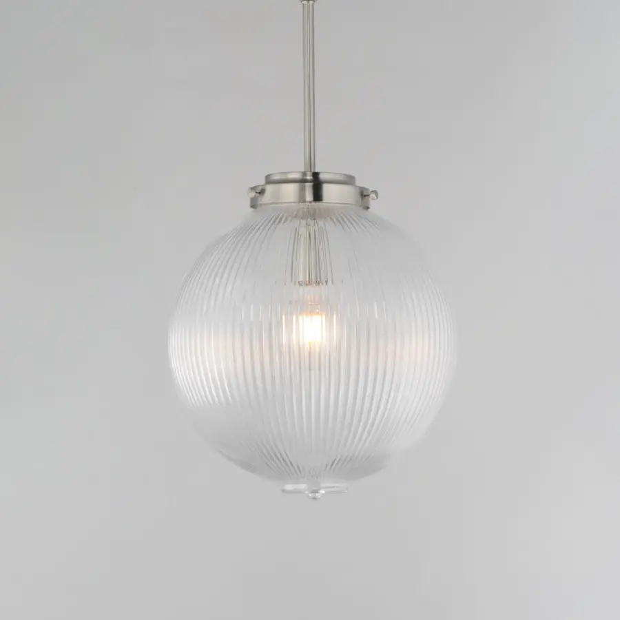 Kasbah One Light Pendant in Satin Nickel - Image 3