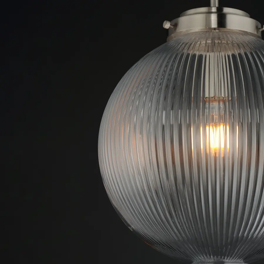 Kasbah One Light Pendant in Satin Nickel - Image 4