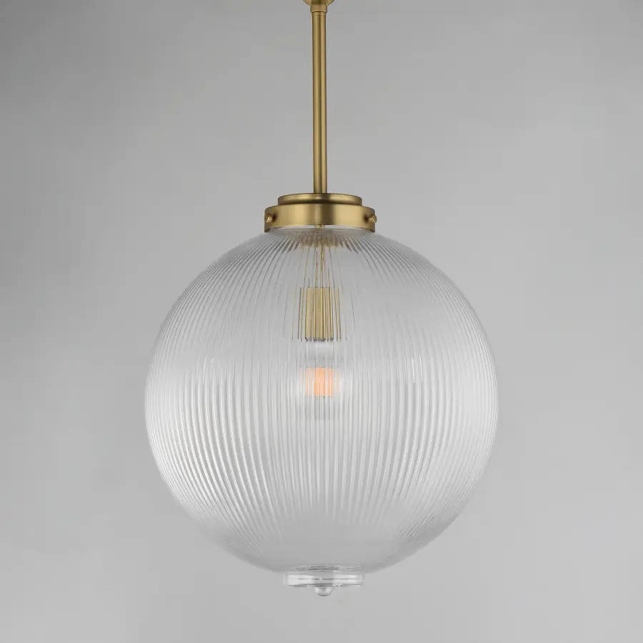 Kasbah One Light Pendant in Satin Brass - Image 2