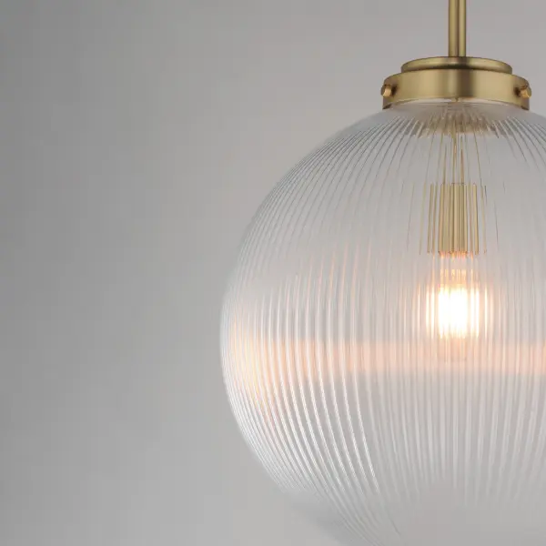 Kasbah One Light Pendant in Satin Brass - Image 4