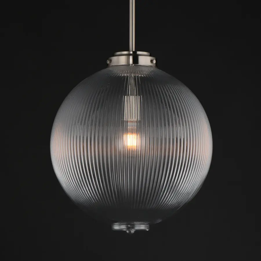 Kasbah One Light Pendant in Satin Nickel - Image 3