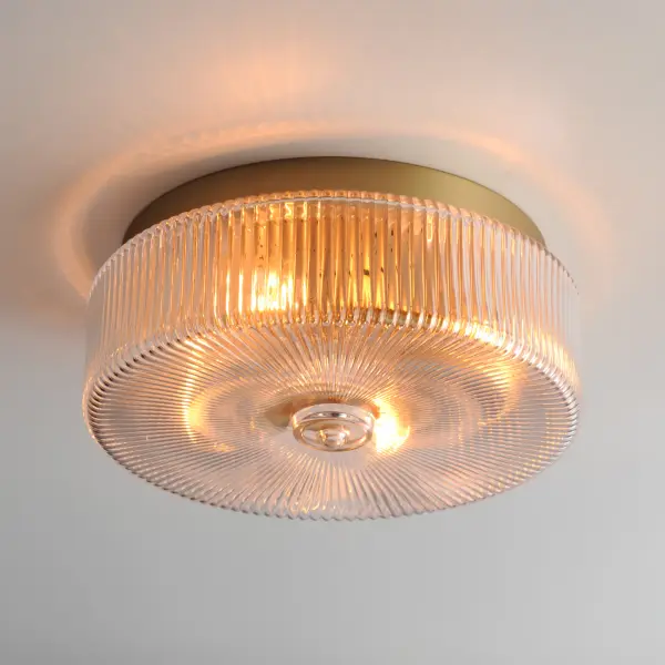 Kasbah Four Light Flush Mount in Satin Brass - Image 3
