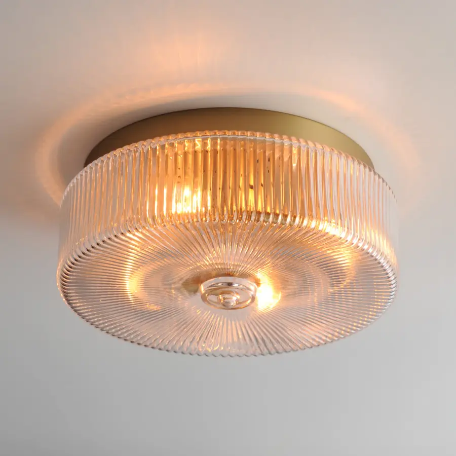 Kasbah Four Light Flush Mount in Satin Brass - Image 3