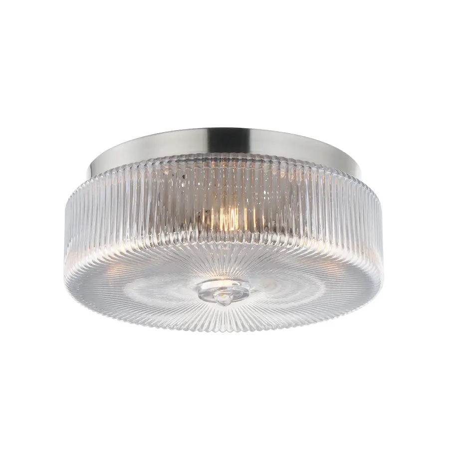 Kasbah Four Light Flush Mount in Satin Nickel - Image 1