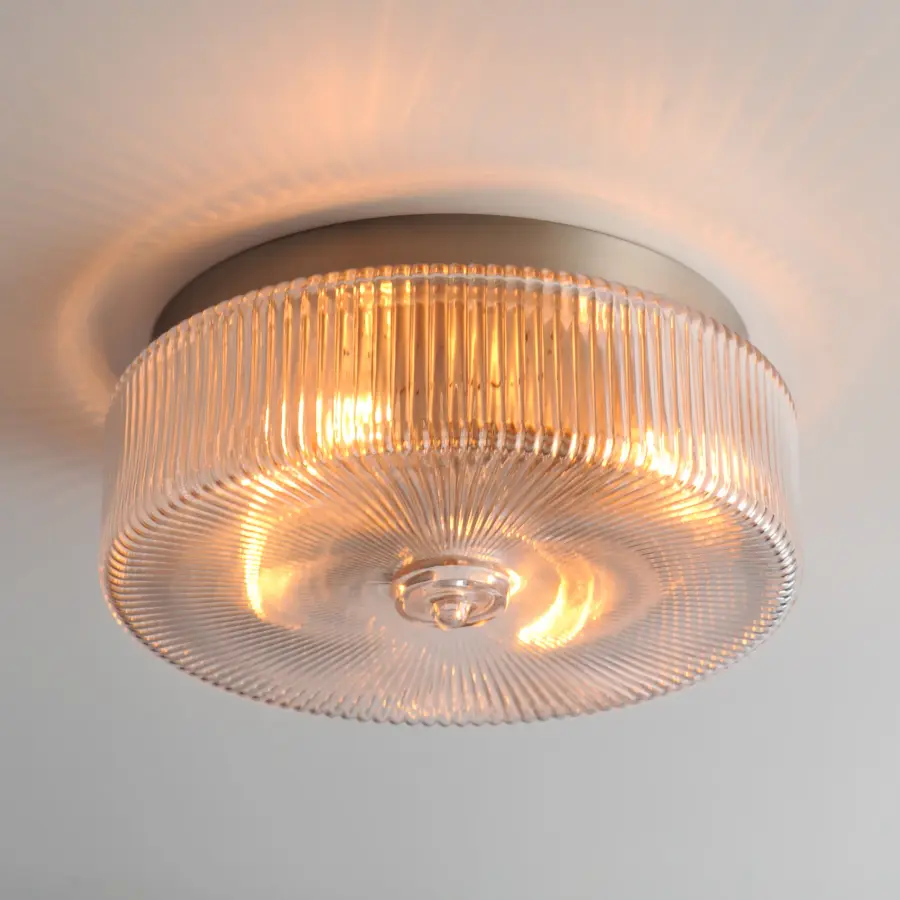Kasbah Four Light Flush Mount in Satin Nickel - Image 4