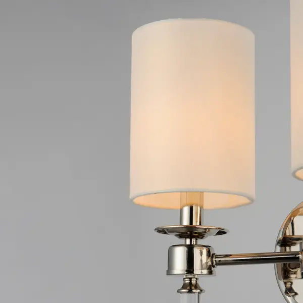 Lucent Two Light Wall Sconce in Polished Nickel - Image 3