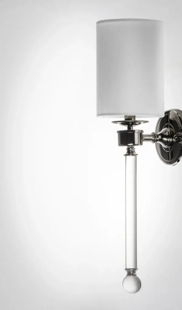 Lucent One Light Wall Sconce in Polished Nickel - Image 4