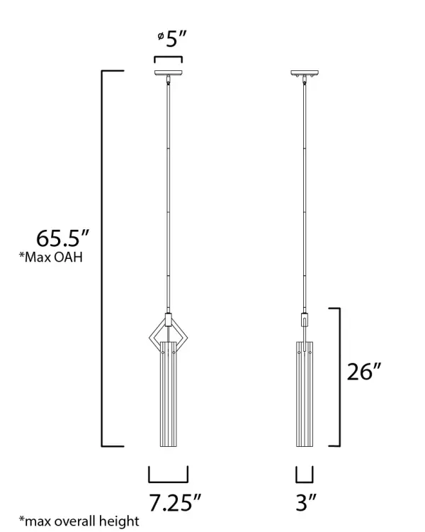 Flambeau-Single Pendant - Image 5