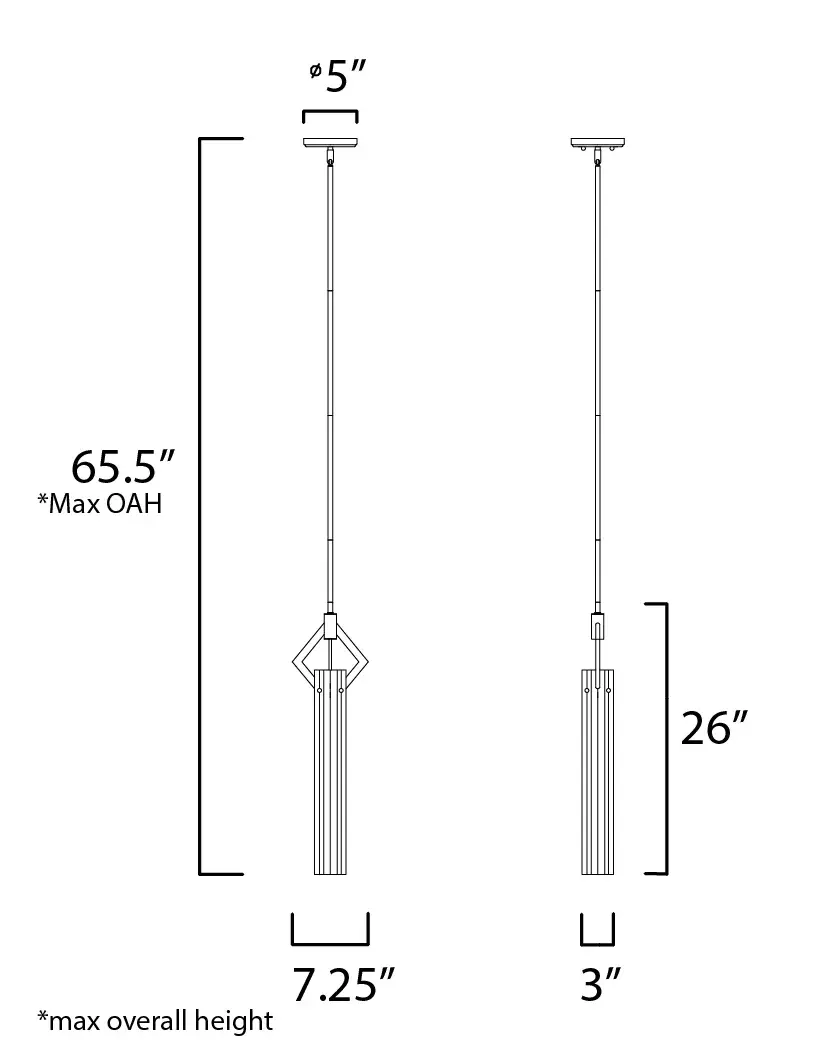 Flambeau-Single Pendant - Image 5