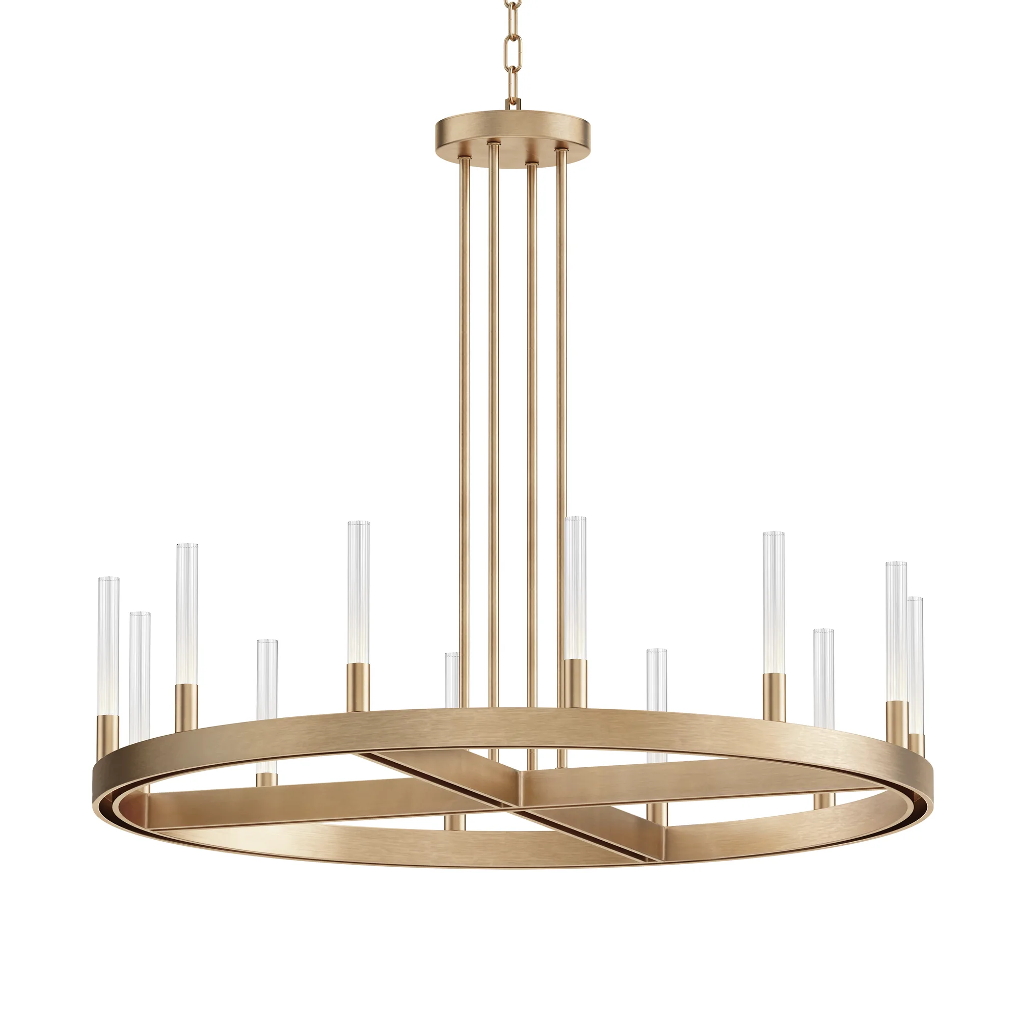 Ovation LED Chandelier in Gold
