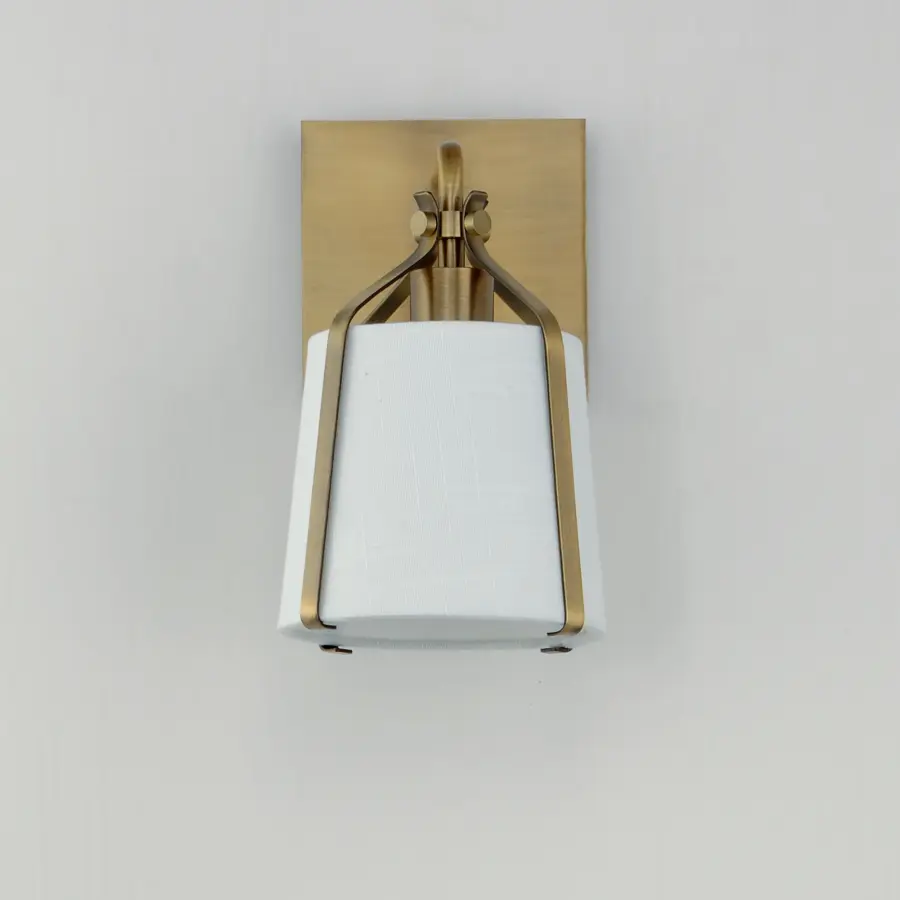 Bandera One Light Wall Sconce in Natural Aged Brass - Image 2