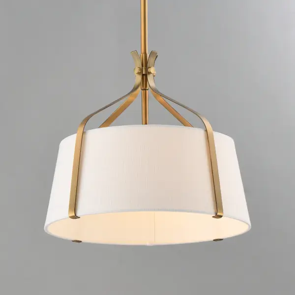 Bandera One Light Pendant in Natural Aged Brass - Image 3