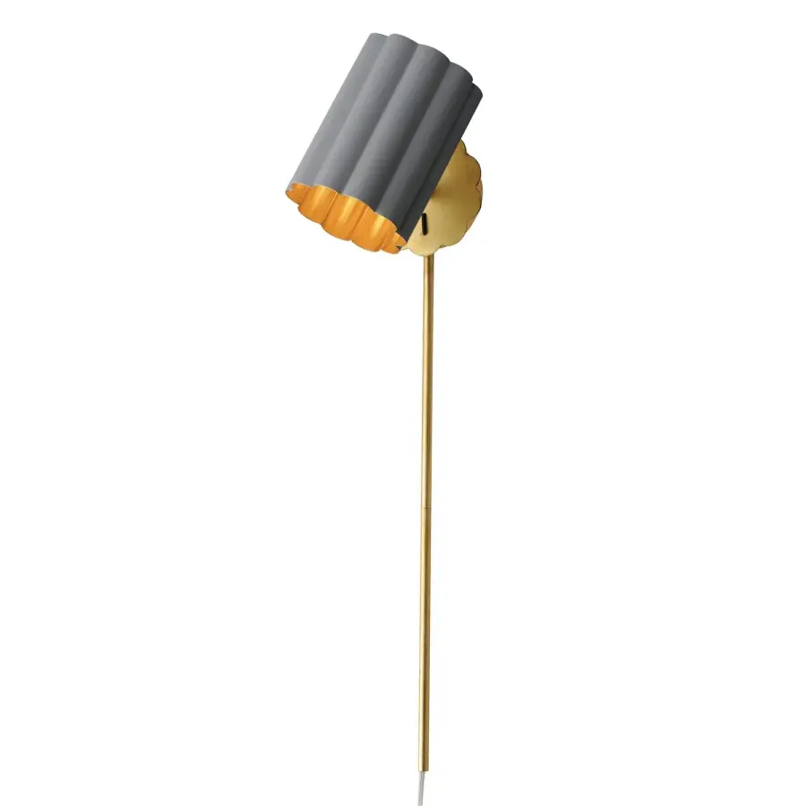 Primrose One Light Wall Sconce in Gold Leaf