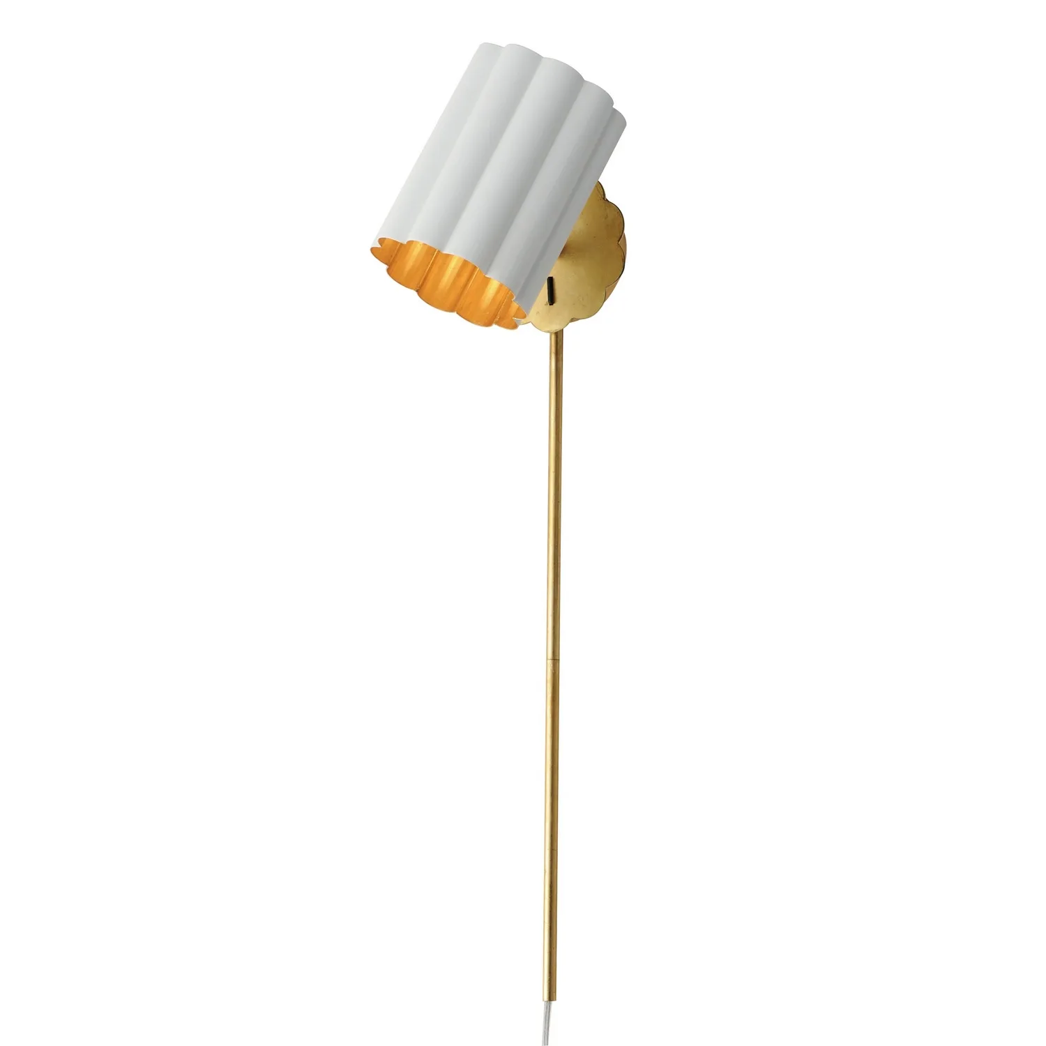 Primrose One Light Wall Sconce in Gold Leaf