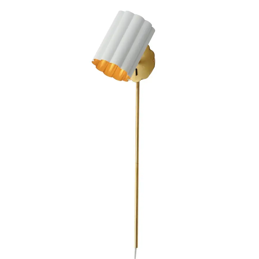 Primrose One Light Wall Sconce in Gold Leaf