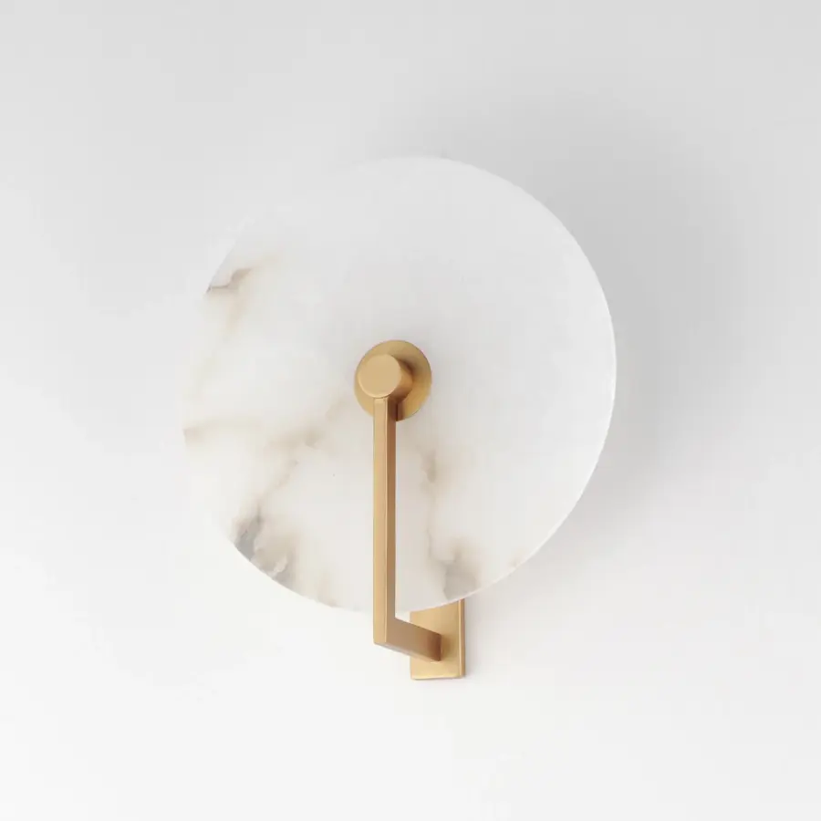Quarry LED Wall Sconce in Natural Aged Brass - Image 4