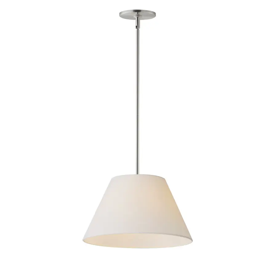 Dunbridge One Light Pendant in Polished Nickel