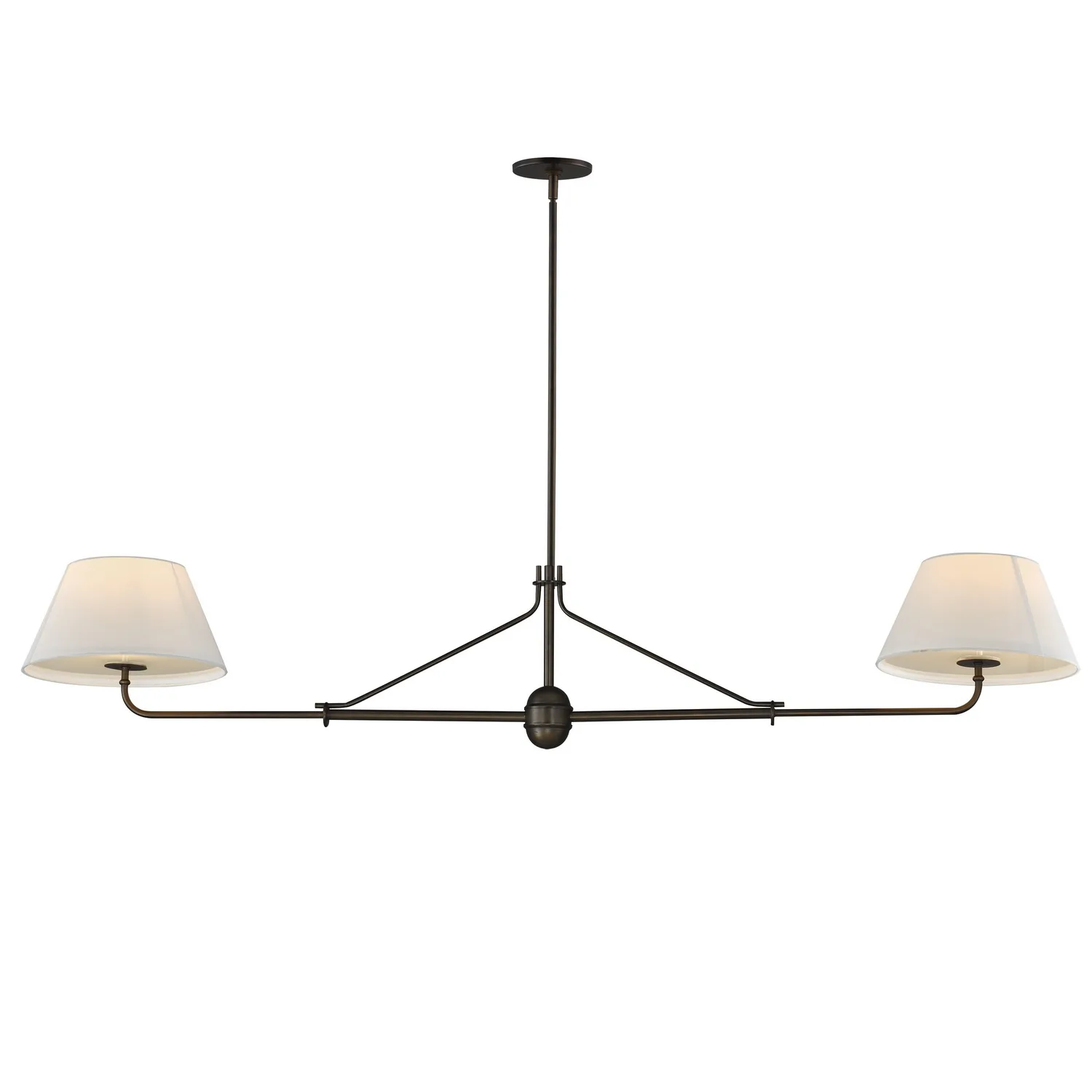 Dunbridge Two Light Pendant in Antique Bronze