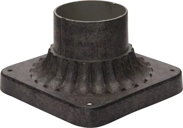 Outdoor Essentials Cast Pier Mount in Earth Tone - Image 1