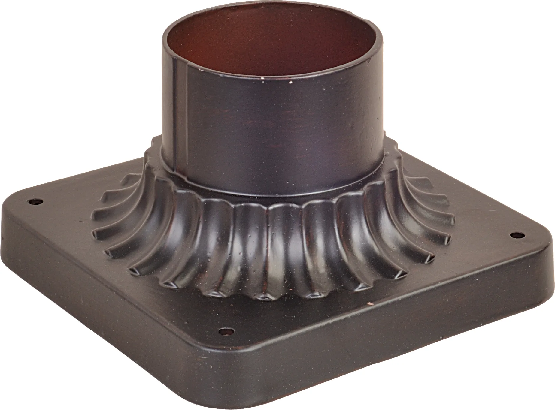 Outdoor Essentials - 200x Outdoor Essentials Cast Pier Mount in Oil Rubbed Bronze
