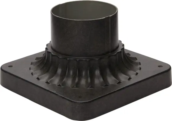 Outdoor Essentials Cast Pier Mount in Sienna - Image 1