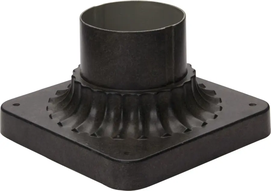 Outdoor Essentials Cast Pier Mount in Sienna - Image 1