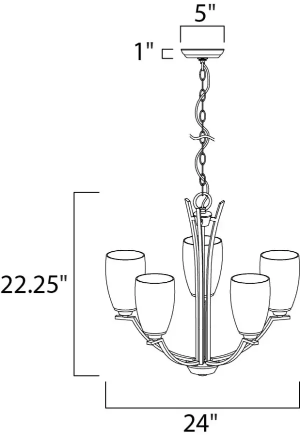 A clean, contemporary design featuring rectangular tubing, finished in Polished Chrome, is enhanced by the tall scale, Satin White glass shades. - alternate view