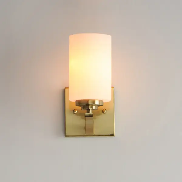 Deven One Light Wall Sconce in Satin Brass - Image 3