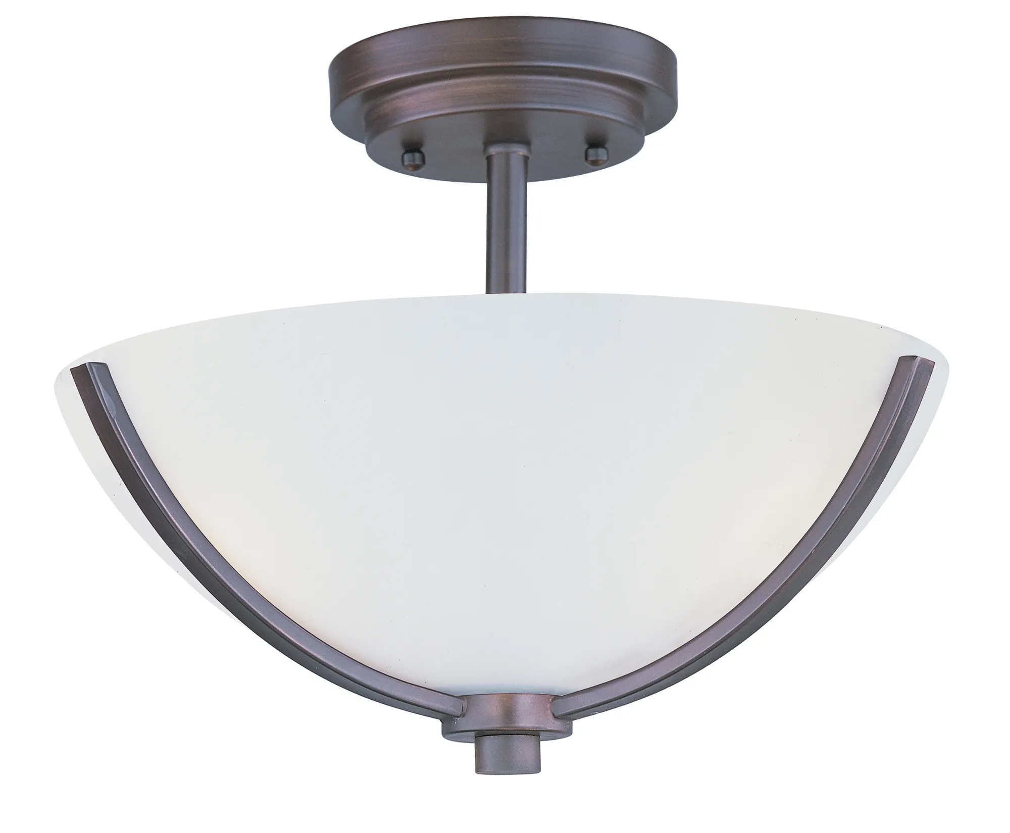 Deven 3-Light Semi-Flush Mount in Oil Rubbed Bronze