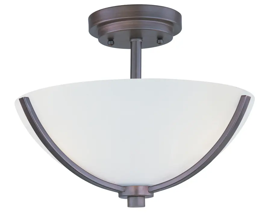 Deven 3-Light Semi-Flush Mount in Oil Rubbed Bronze - Image 1