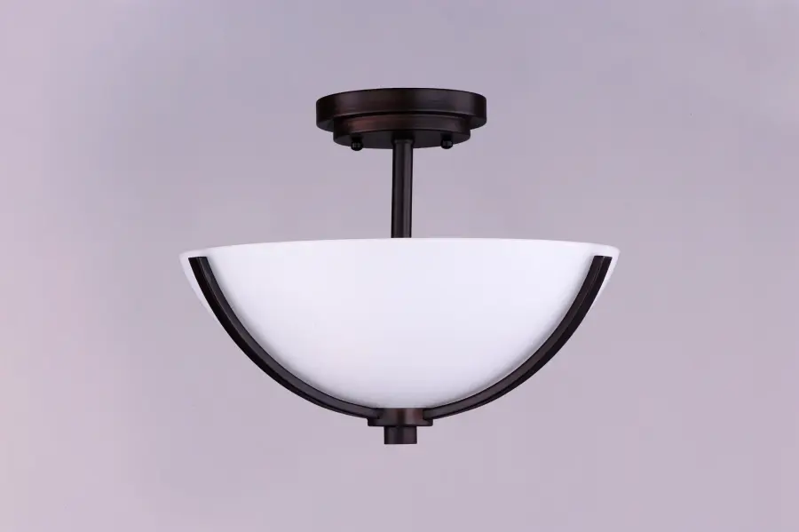 Deven 3-Light Semi-Flush Mount in Oil Rubbed Bronze - Image 2