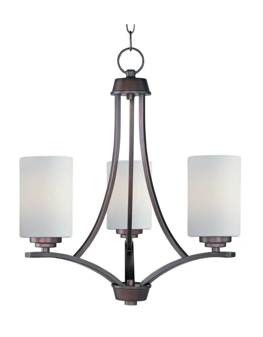 Deven 3-Light Chandelier in Oil Rubbed Bronze - Image 1
