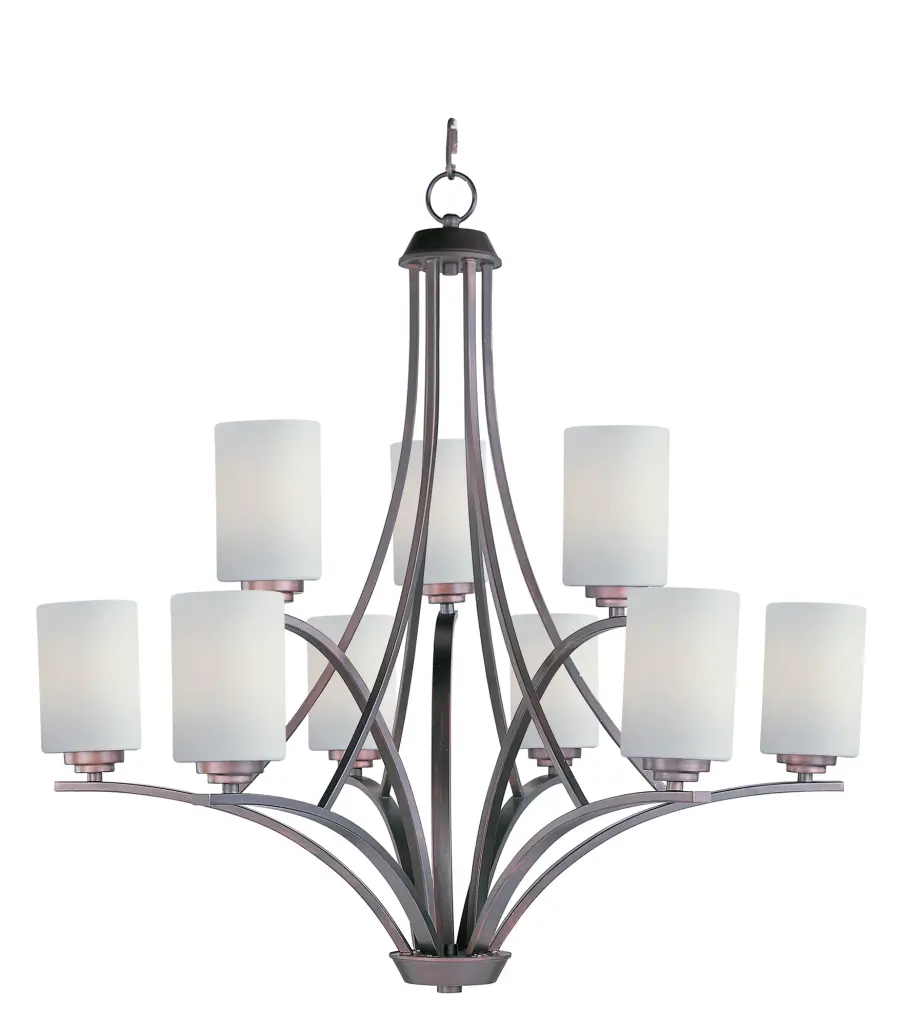 Deven 9-Light Chandelier in Oil Rubbed Bronze - Image 1
