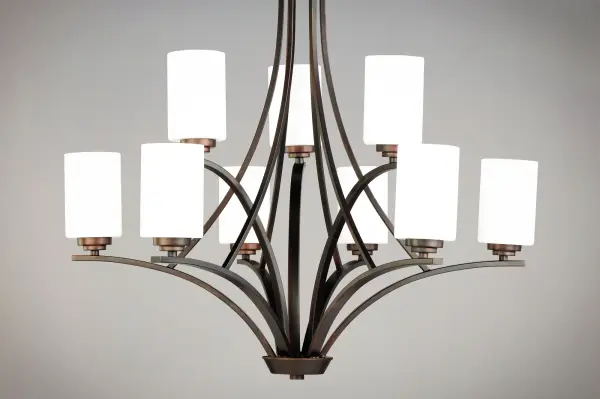 Deven 9-Light Chandelier in Oil Rubbed Bronze - Image 2