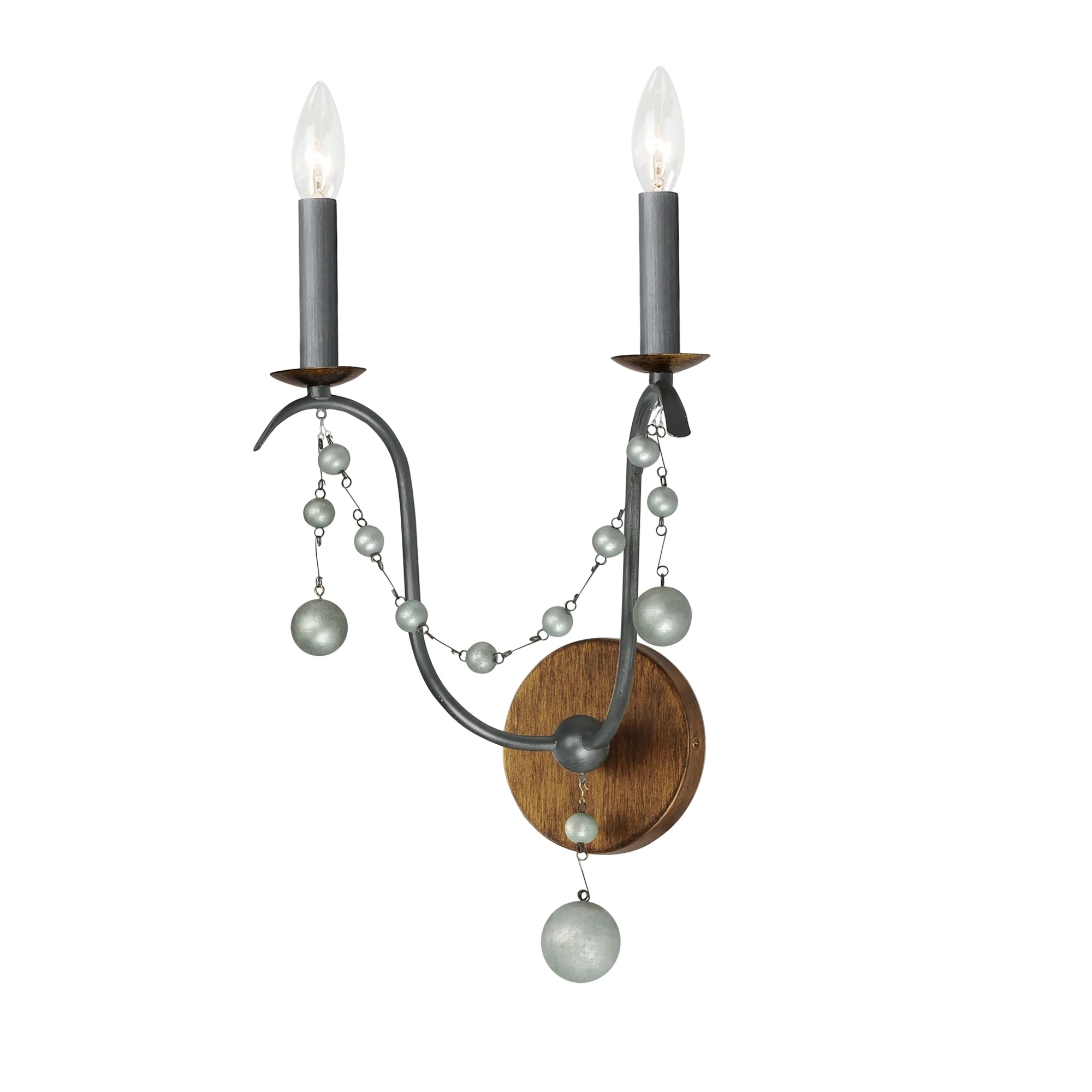 Formosa Two Light Wall Sconce in Golden Noir