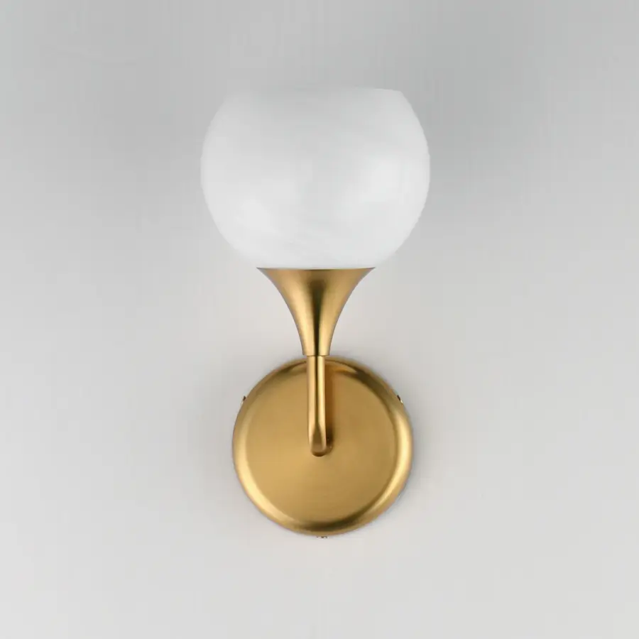Neve One Light Wall Sconce in Natural Aged Brass - Image 2