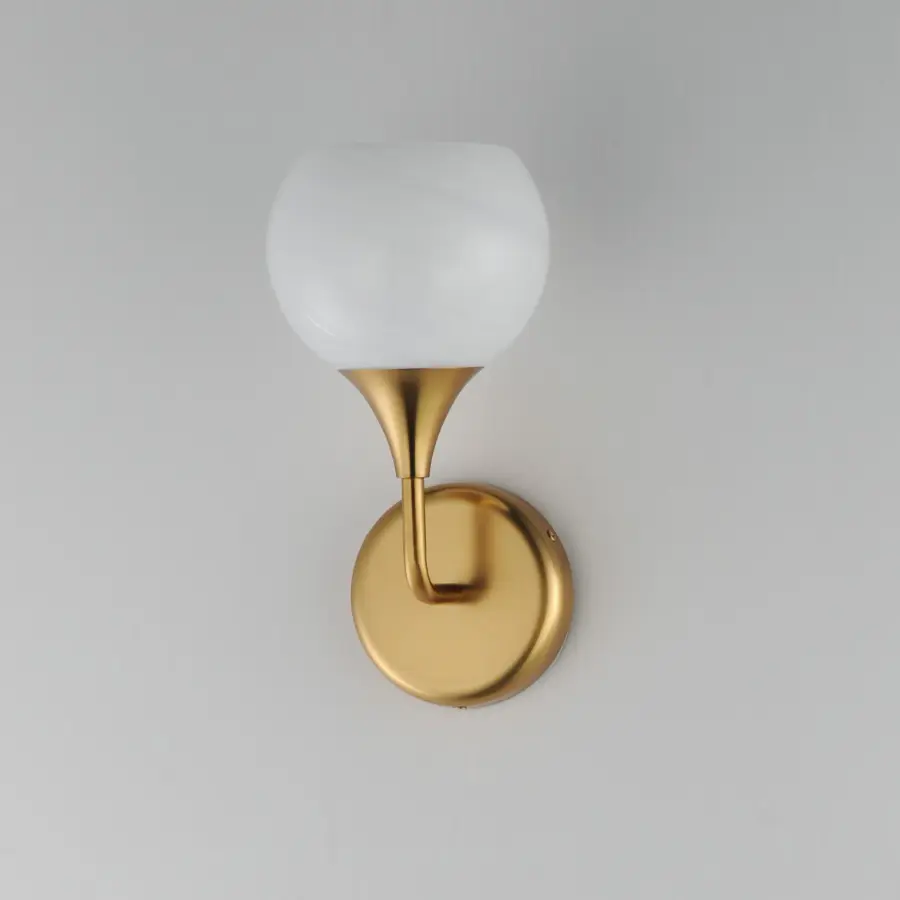 Neve One Light Wall Sconce in Natural Aged Brass - Image 4