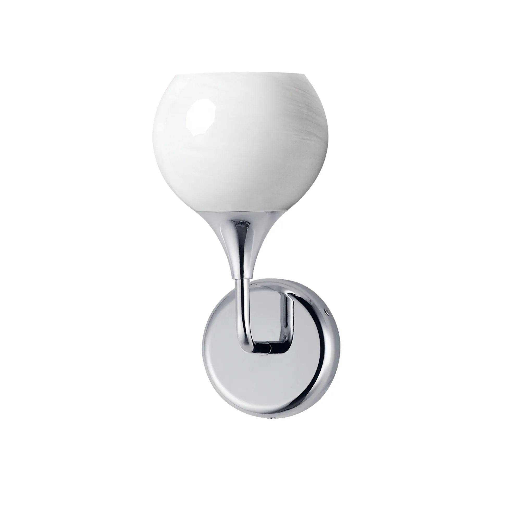 Neve One Light Wall Sconce in Polished Chrome