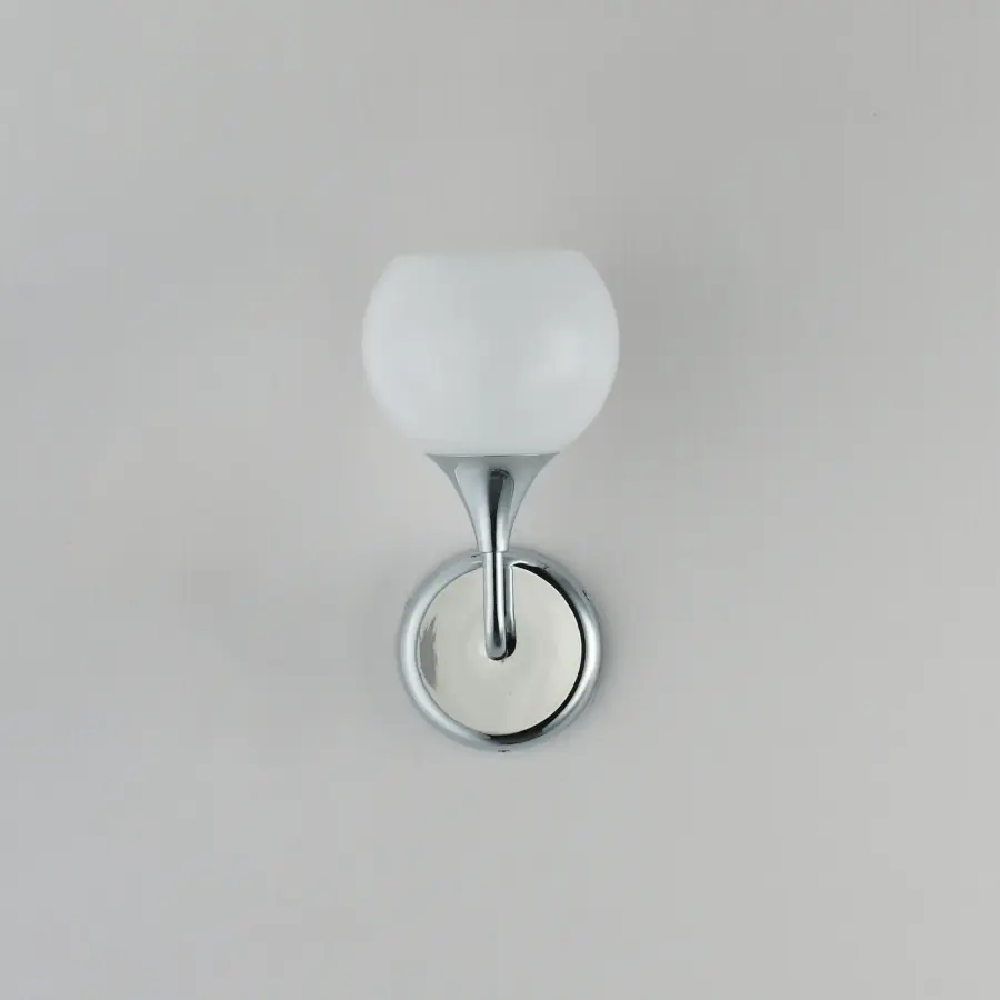 Neve One Light Wall Sconce in Polished Chrome - Image 2