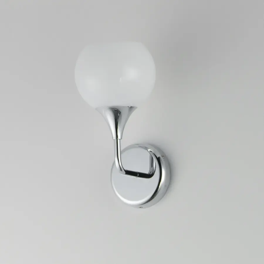 Neve One Light Wall Sconce in Polished Chrome - Image 4