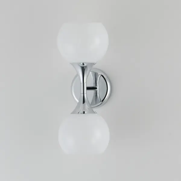 Neve Two Light Wall Sconce in Polished Chrome - Image 4