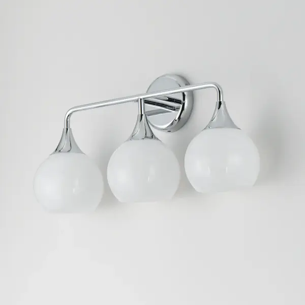 Neve Three Light Bath Vanity in Polished Chrome - Image 4